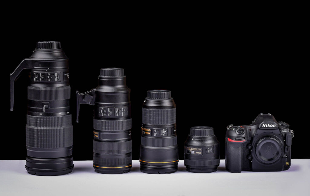 Nikon d850 Full frame Camera with Various Lens suitable for wildlife photography